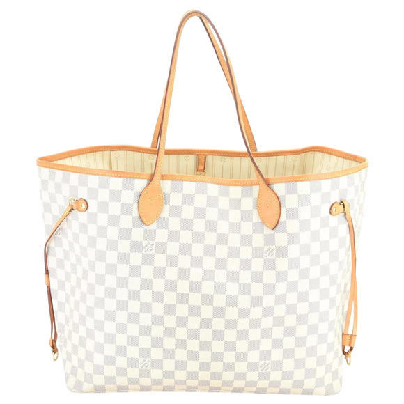 💎✨EXTRA LARGE✨💎Authentic Louis Vuitton Damier Azur Neverfull GM Tote Bag - Picture 5 of 10